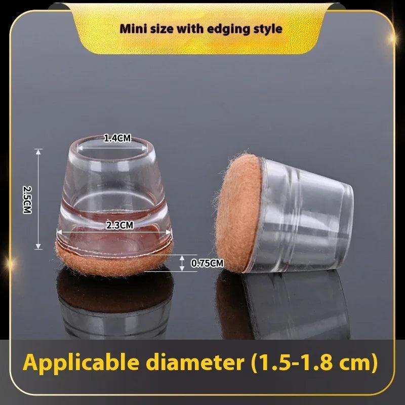 Quiet And Wear-resistant Non-slip Stool Booties Rubber Protective Sleeve