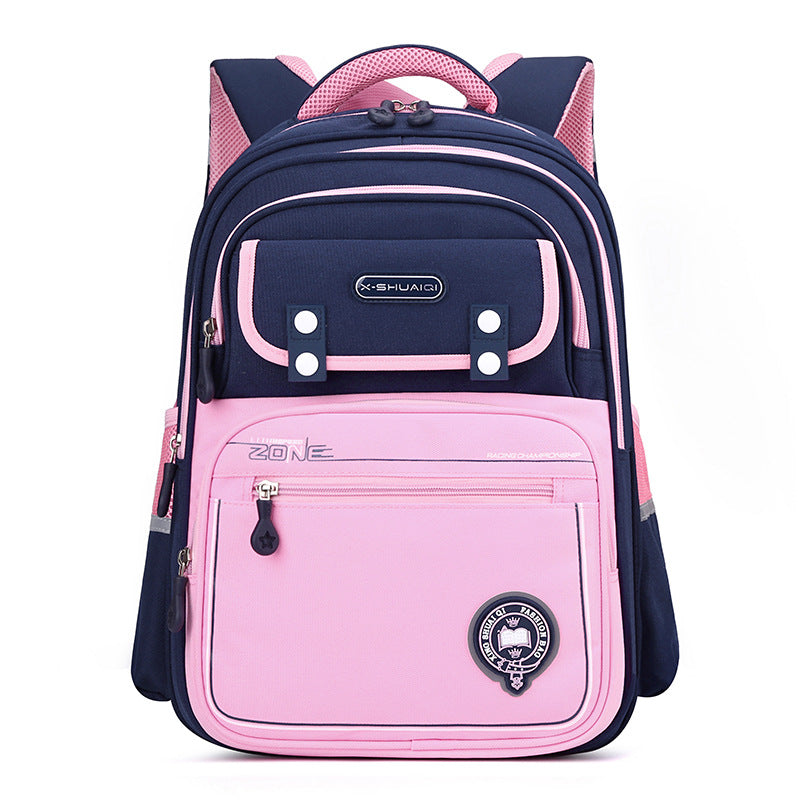 Kids Ergonomic School Backpack – Spine Protection Oxford Cloth Bag for Primary School Students