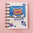 Astronaut Pocket Flipper Notebook – Space Themed Mini Flip Notepad (10.5×8cm)