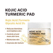 Kojic Acid Turmeric Purifying Toner Pads 70-Pack Brightening Body & Face