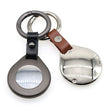 AirTag Protective Sleeve in Metal and Leather