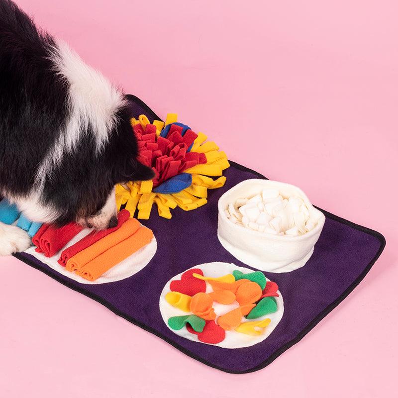 Dog Snuffle Mat – Interactive Nose Work Feeding Puzzle for Mental Stimulation & Slow Feeding