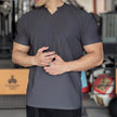 Anti Wrinkle Men Short Sleeve Active wear T-shirt for Workout Gym trainings