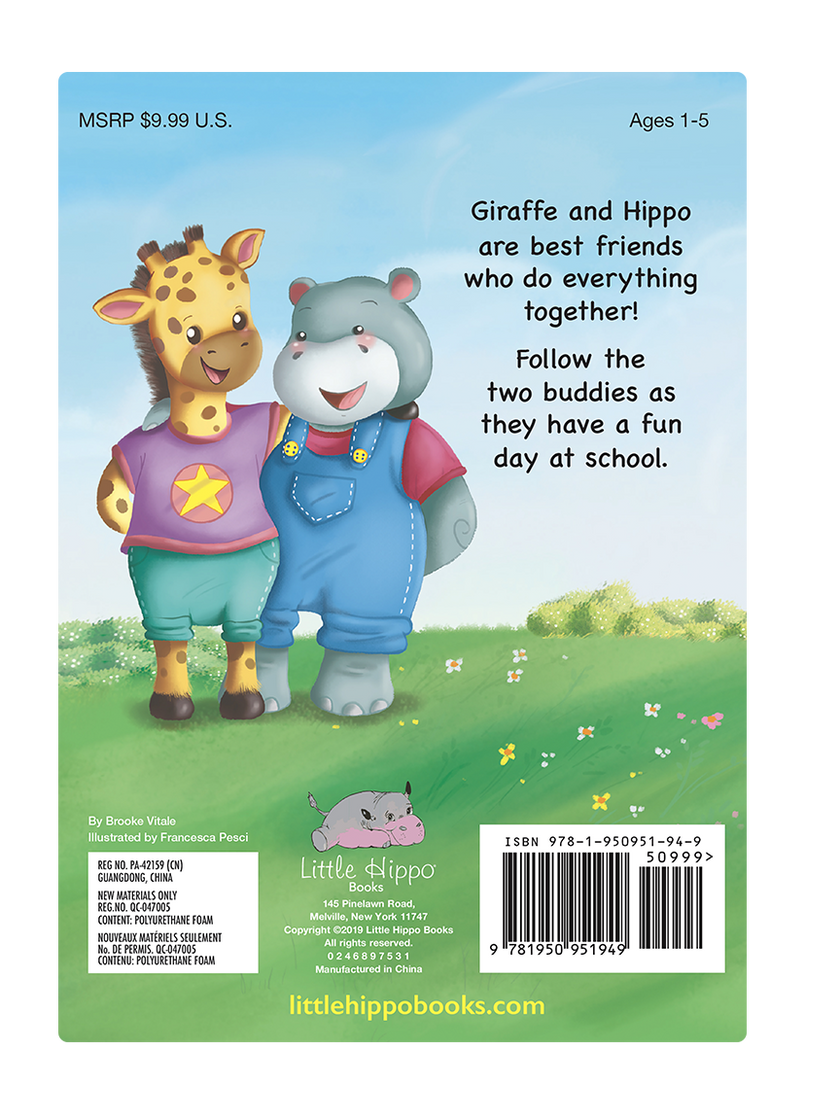 Little Hippo Books - My Best Friend- Children's Padded Board Book