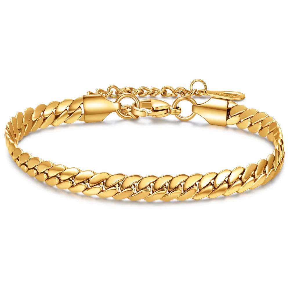 Fashion All-matching Cuban Link Chain Bracelet