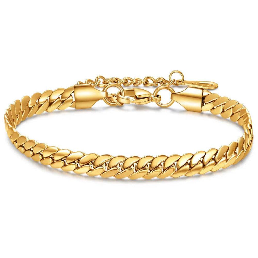 Fashion All-matching Cuban Link Chain Bracelet
