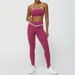 Women's 2-Piece Workout Set – Yoga & Running Outfit (Top + Shorts or Pants)
