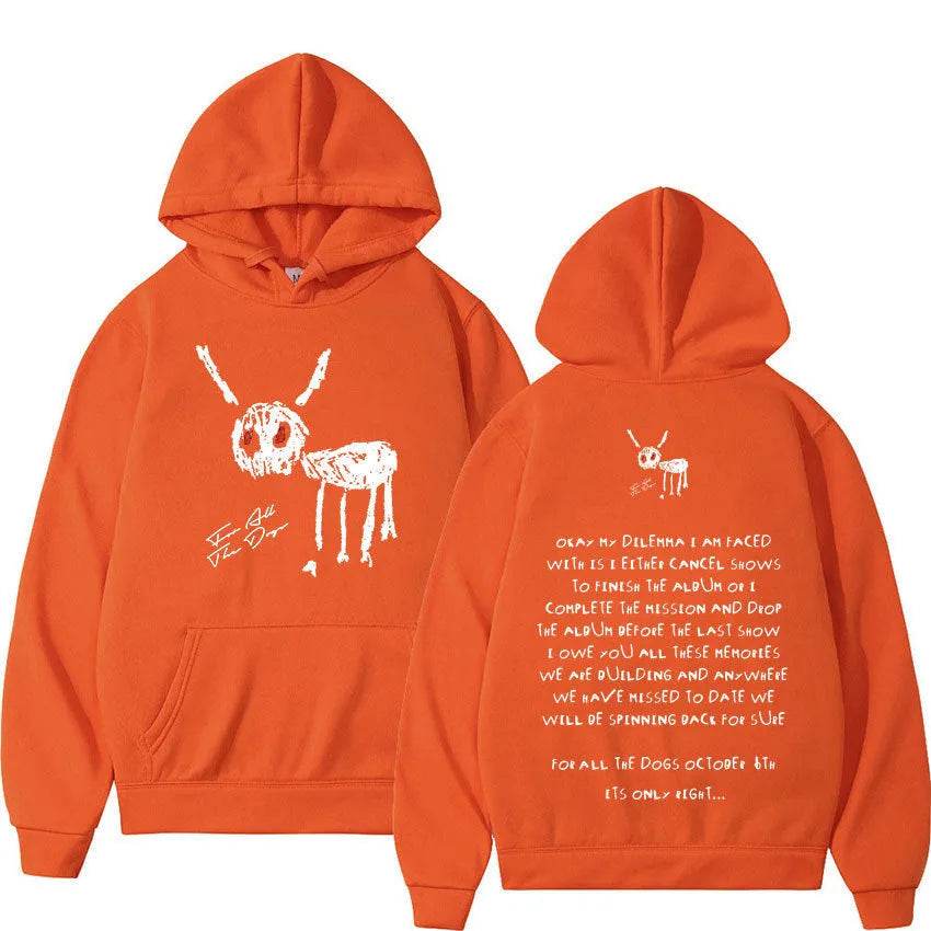 Rapper Drake For All The Dogs Letter Unisex Hoodie Sweatshirt