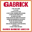 Gabrick BBQ Sauce Co. Texas Tang BBQ Sauce