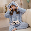 Thick Warm Coral Velvet Pajamas Sets