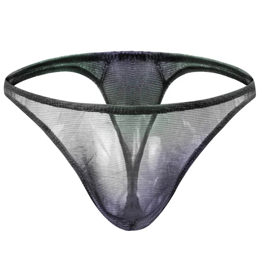 Men's Underwear Silk Spandex Briefs thong