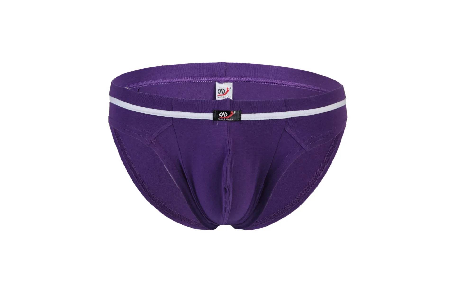 Men's Underwear Pure Cotton Low Waist Fashion Brief trunks panties