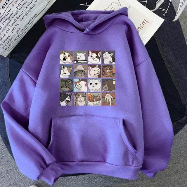 Women's Personalized Harajuku Sweatshirt Loose Plus Size