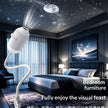 Planet Star Projector Lamp – Galaxy Night Light for Bedroom Romantic Ceiling Decor