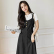 Spring And Autumn New Korean Style Casual All-matching Jeans Suspender Dress