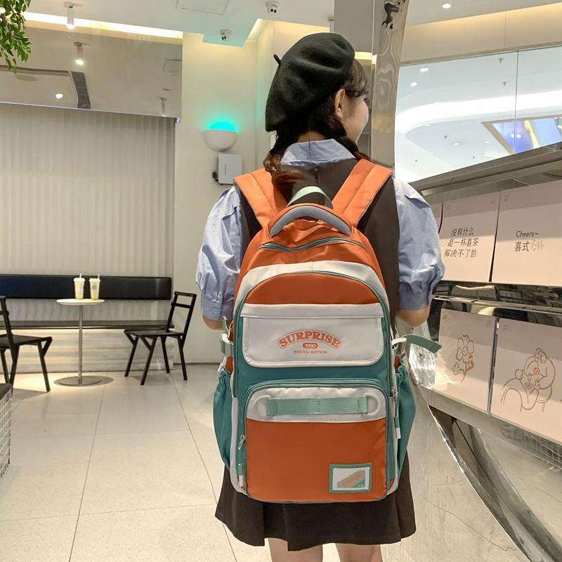 College Style Backpack Student Leisure Travel Large Capacity Backpack