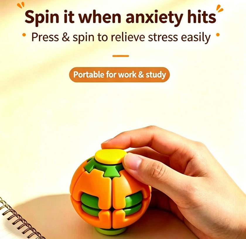 HelixCore 3D Printed Spiral Fidget Ball – Stress Relief Finger Spinner Toy | Canada & USA