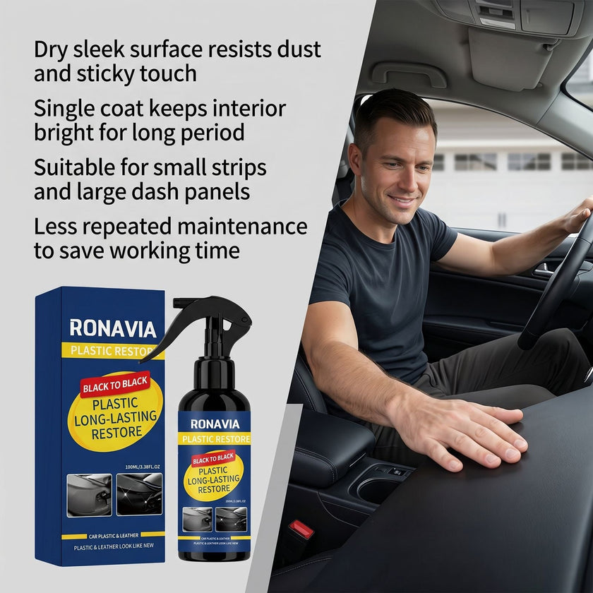 Automotive Plastic Repair Agent – Silicone-Based Interior Restorer for Car Trim & Dashboard | Canada & USA