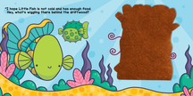 Little Hippo Books - Peek and Seek- In the Ocean  -With Lift-the-Flap Felt Pieces