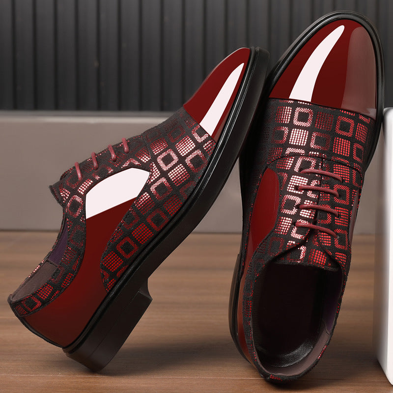 Men's Business PU Leather Shoes - Breathable Dress Shoes for Men Canada USA