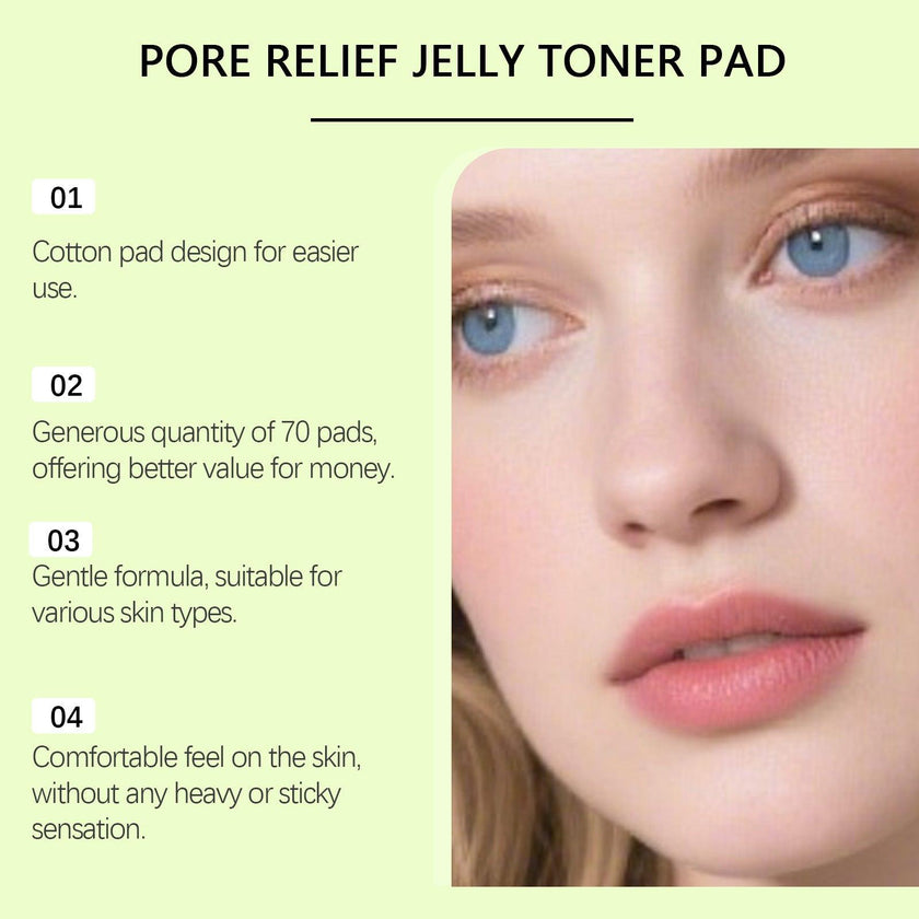 Moisturizing & Soothing Toner Pads with Cactus Extract Collagen & Glycerin