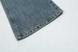 Men's Loose Wide-Leg Contrast Color Jeans – Fashion Baggy Denim Trousers