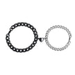 Magnetic Couple Bracelet Suit Cuban Link Chain