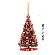 Christmas Tree Pendant Holiday Decoration Acrylic Flat Decorations