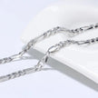 Women's Fashion Sterling Silver Chevron Necklace