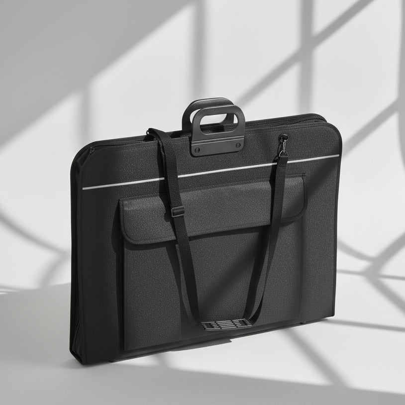 600D Nylon Portfolio With 2 Inside Pockets, 3