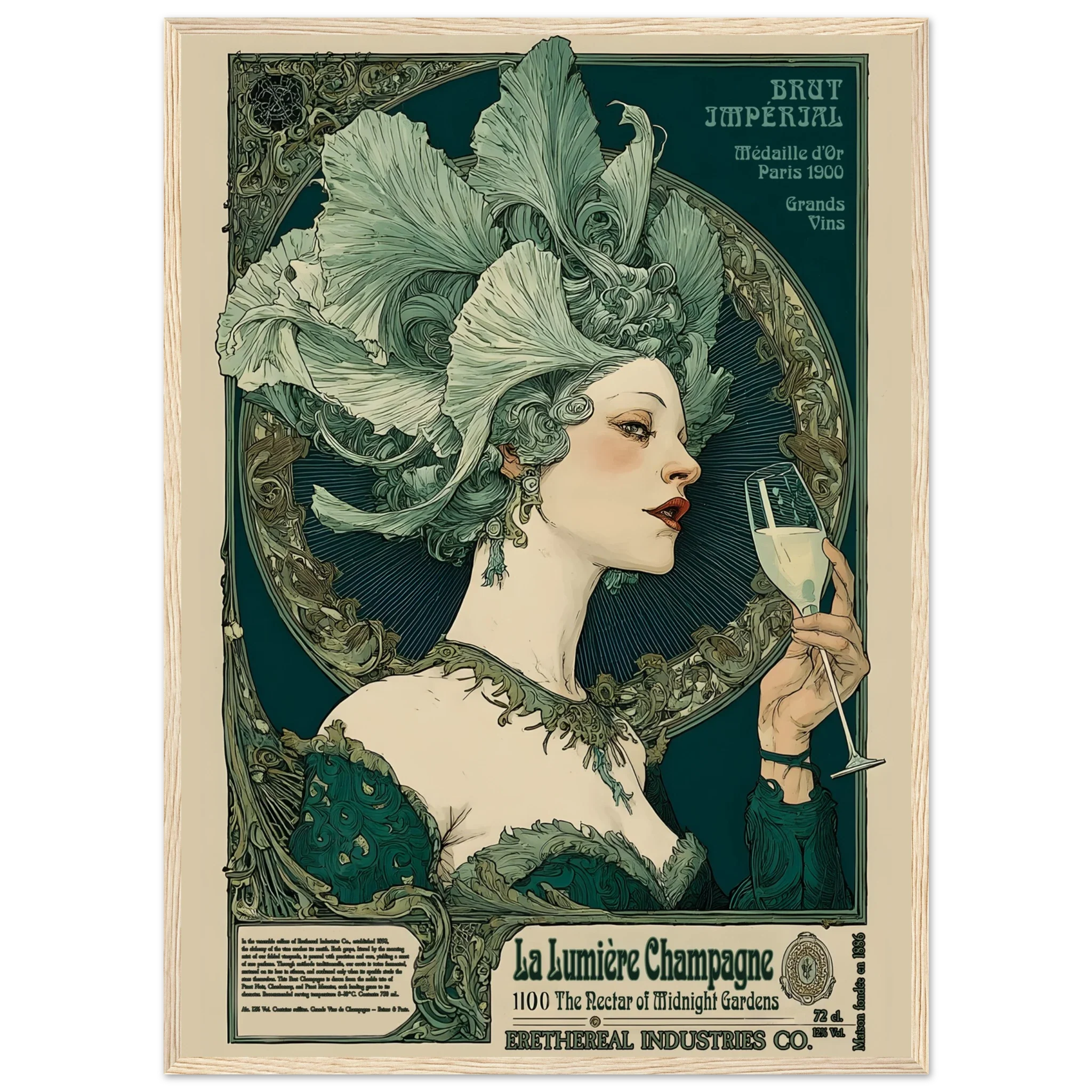 La Lumière Champagne - Poster & Framed Print