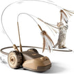 Remote Control Cat Toy Car with Feather Wand for Indoor Cats