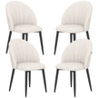 Skylar Modern Dining Chairs Set of 4-Cream White