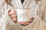 C'est la fucking vie camper mug