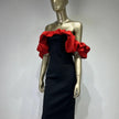 Bandage One-piece Dress European And American Elegant Off-neck Party Dress