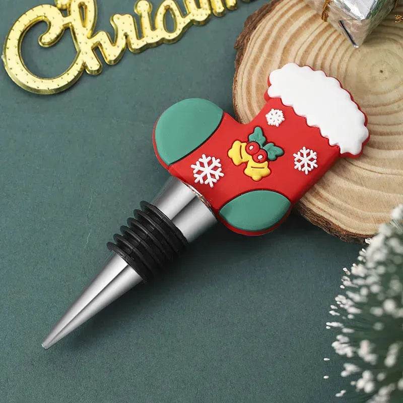 Christmas Holiday Wine Bottle stopper Gift Idea 2024