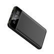 10000mAh Ultra Slim Power Bank Digital Display LED Flashlight 2 USB Ports Airline Approved