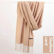 Pure Color Warm Keeping Scarf All-match Cashmere Shawl