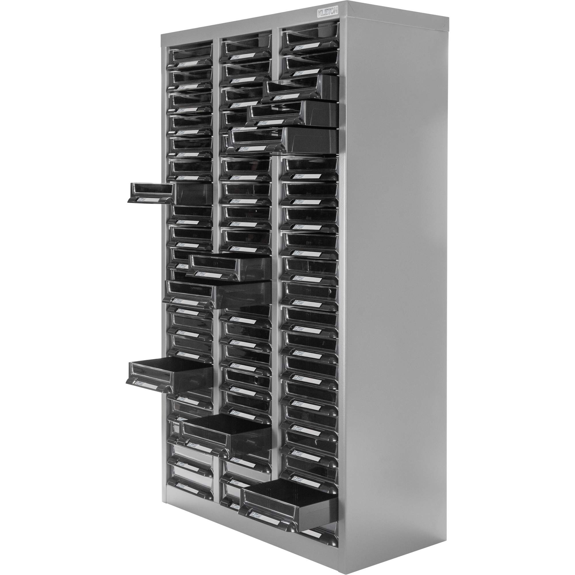 KPC-300 Parts Cabinet, Galvanized Steel, 60 Drawers, 21-3/10