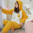 Thick Warm Coral Velvet Pajamas Sets