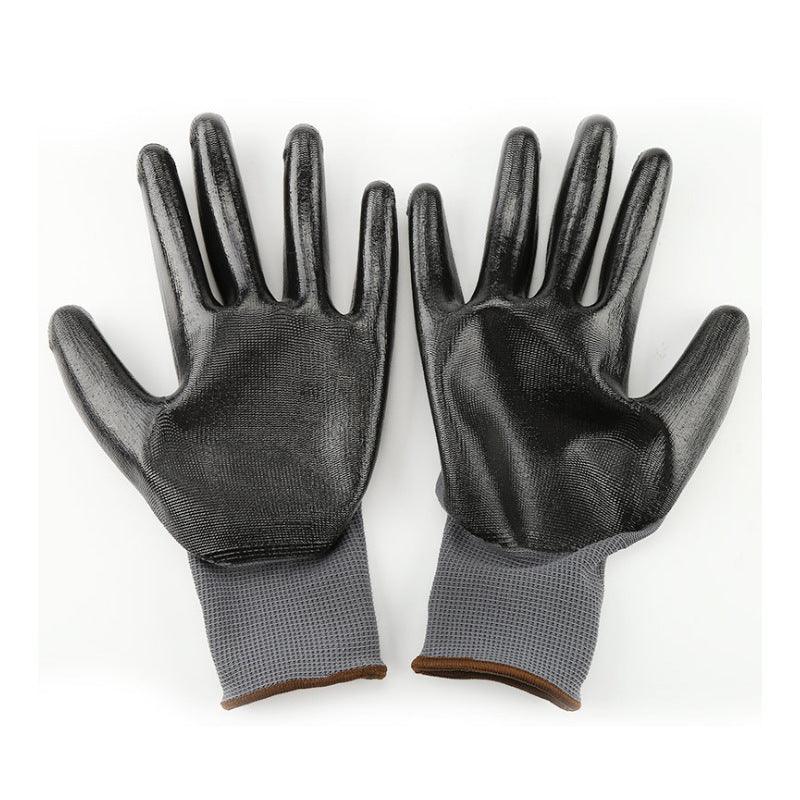Nitrile Palm Coated Precision Work Gloves – 13-Needle Polyester Fine Operation Gloves for Electronics & Automotive