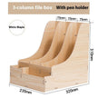Minimalist Wooden Desk Organizer Office Table Organizer