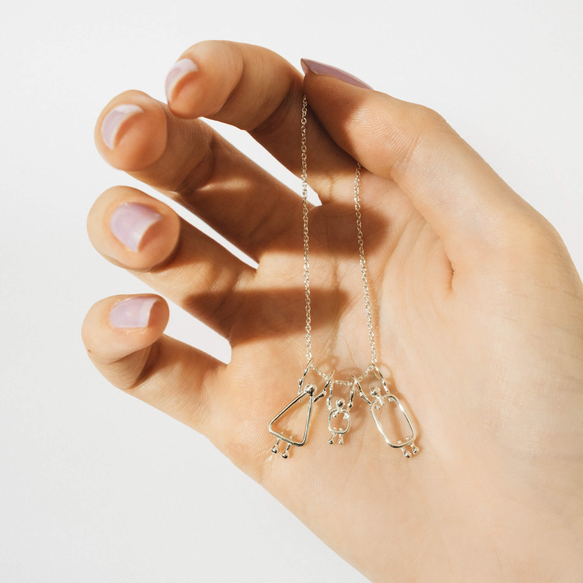 Collier famille pour maman d'un garçon - Cadeau naissance personnalisé au Québec