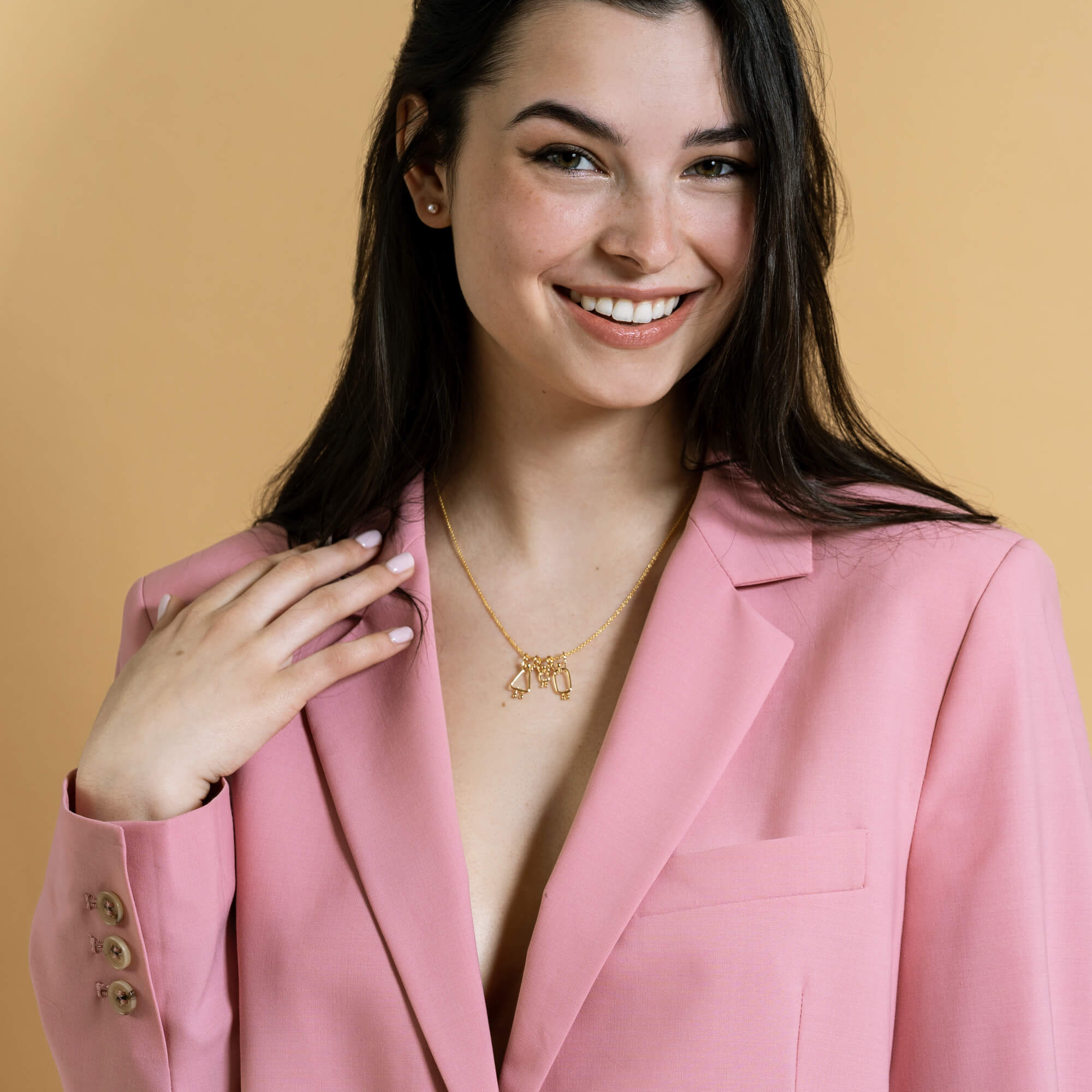 Collier famille pour maman d'un garçon - Cadeau naissance personnalisé au Québec