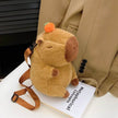 Cute Capybara Doll Bag Girl Student Backpack