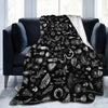 Halloween Witch Blanket Flannel Blanket