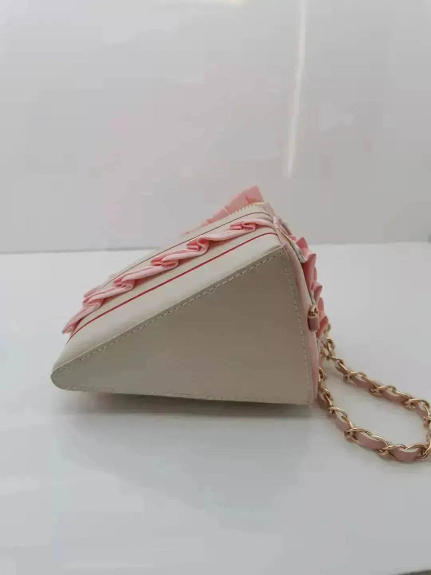 Cake Shaped Girl Handbag One Shoulder Diagonal Bag