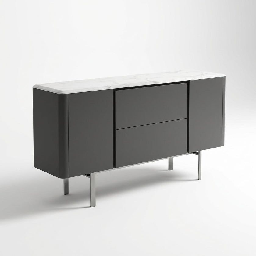 Calacatta Marble Top Credenza