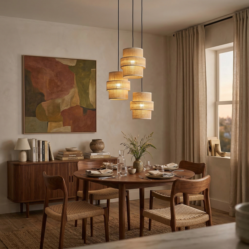 CALISTO JUTE Natural Pendant Lamp 3