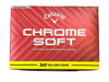 Callaway Chrome Soft 24, rayures jaunes 360°